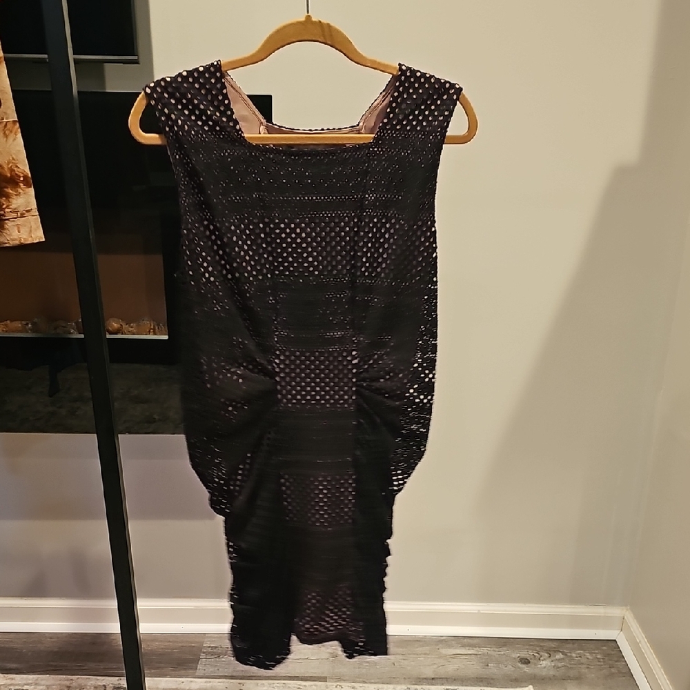 BCBGMaxAzria Black Backless Dress